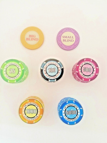Poker chips set ceramic sunfly - set,