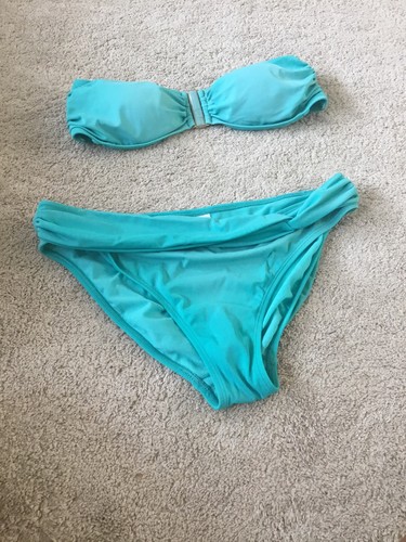 Ladies turquoise bikini 14 - m&s,
