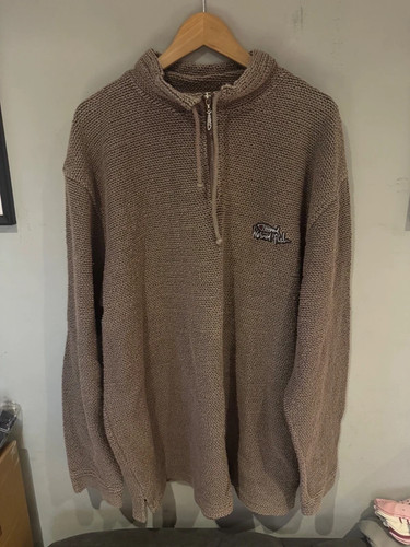 Weird fish brown - brown, zip