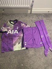 Spurs Youth Size Large Third Kit 21/22 With Harry Kane On Back