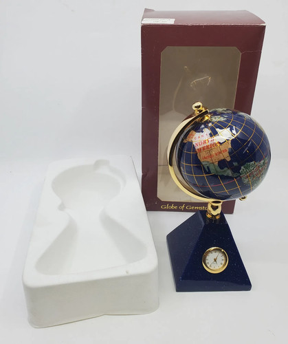 World globe inlaid blue - world,
