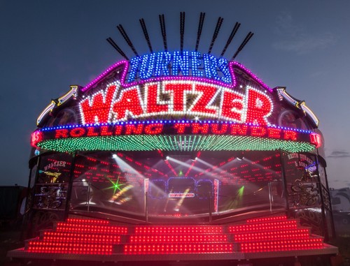 Fairground print - fairground,