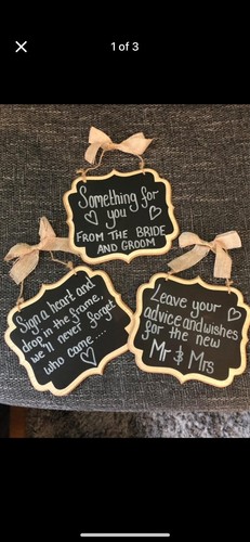 Hanging chalkboard wooden - hanging,