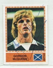 GORDON McQUEEN signed 1980