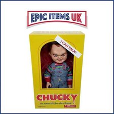 Mezco Child's Play 15 Inch Talking Sneering Chucky Mega Scale Figure With Sound