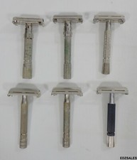 6 Vintage Gillette Razors -