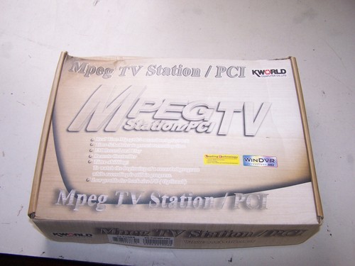 Kworld mpeg station pci - tv,