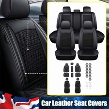 For Vauxhall Grandland 2020-2024 5-Seat PU Leather Full Set Deluxe Seat Covers #