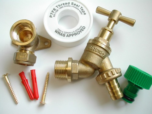 Outdoor outside tap kit - outdoor, with