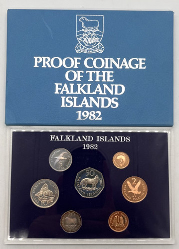 1982 falkland islands proof - islands, 7