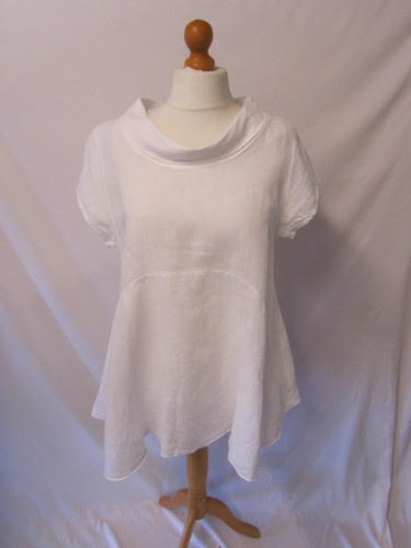 Phase eight white linen - eight, tunic