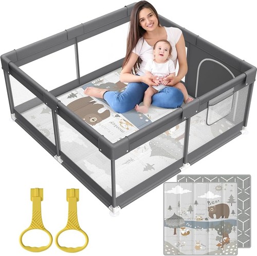 Fodoss baby playpen with mat - baby,