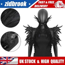 Gothic Natural Feather Collar