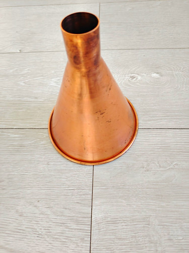 Large copper funnel 150mm - large,