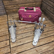 Double Bass Drum Pedal Tama Speed Cobra Inc Case USED! RKSEP240925
