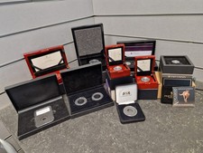 9 x Gold Sovereign Coin Boxes