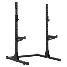 Mirafit M220 Squat Rack Black Spotters Home Gym Fitness Lifting Exercise #201