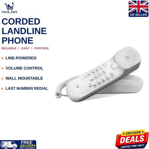 Home phone with volume control - with,