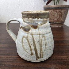 Brown Beige Studio Pottery Mug