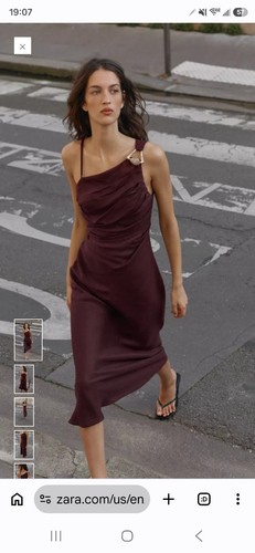 Zara assymetric 100 linen - zara,