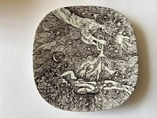 Vintage NYMOLLE Pottery Wall Plate, 1968 1969 ARENA Hede Nielsen, Ib Spang Olsen