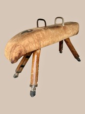 Original Antique Vaulting Pommel Horse -
