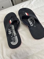 Tommy Hilfiger Size 8 Uk Men’s Flip Flops  Hols Fishing Summer Hot Tubs