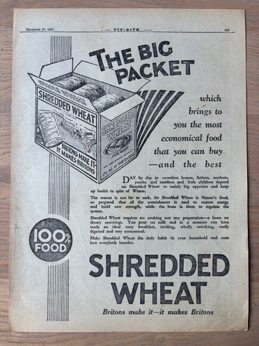 Vintage shredded wheat - 30's,