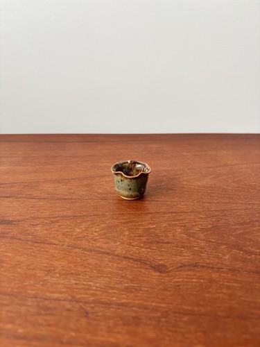 Studio pottery miniature bowl - pottery,