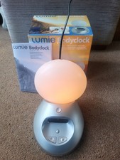 LUMIE Bodyclock Sunray 100 Wake Up Light & Alarm Clock Working EXCELLENT 