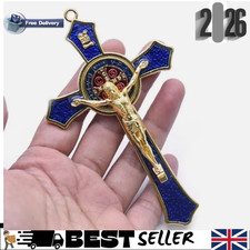 Vintage Metal Hand Hold Cross