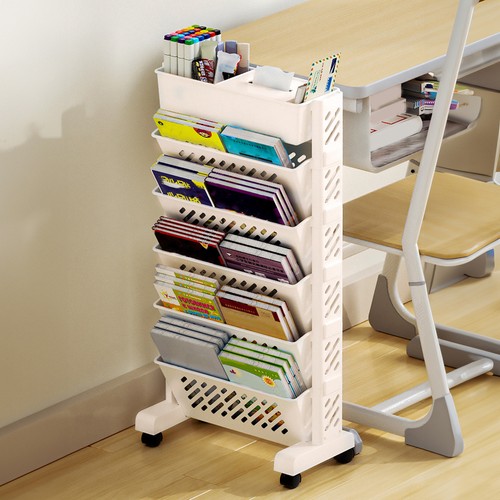 Tier rolling plastic - 5‑tier,
