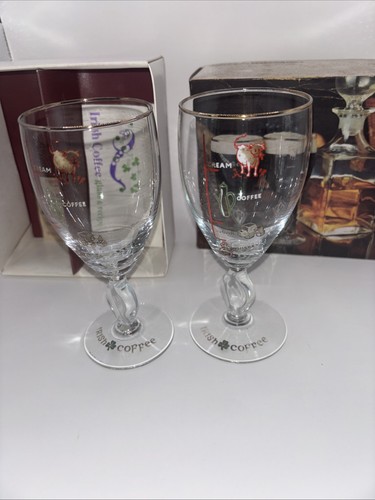 Irish coffee glasses set 2 - glasses, of