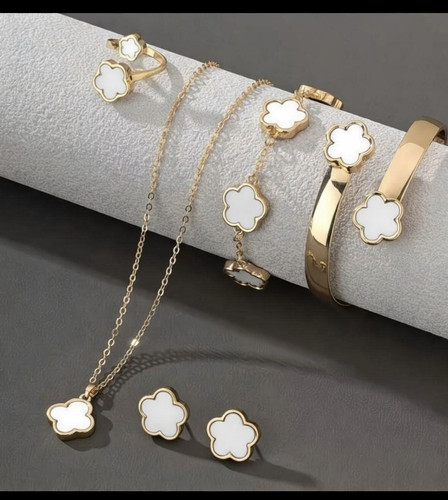 Clover flower jewelry set for - jewelry,