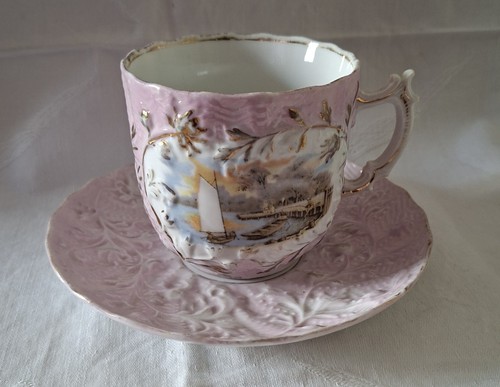 Antique roschuetz pink lustre - pink,