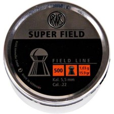 RWS Super Field .22 Air Pellets 5.51 or 5.52 Tins of 500 Fast UK Dispatch