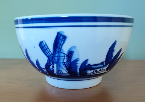 Blue and white china bowl - and,