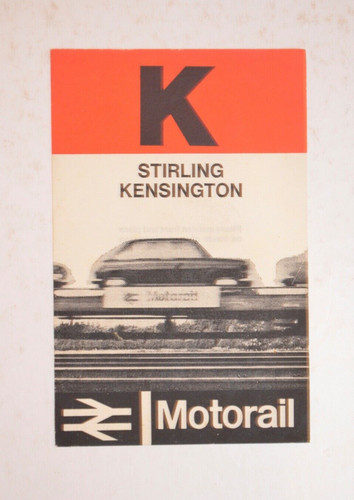 British rail motorail car - motorail,
