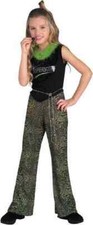 Superstar Diva Pop Hannah Montana Rock Star Fancy Dress Halloween Child Costume
