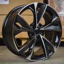 20"rs7 black pol  alloy wheels audi a5/a6/s5/a8/a4/a7/q5/q3/vw passat + tyre