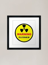 Warning Plutonium Radiation