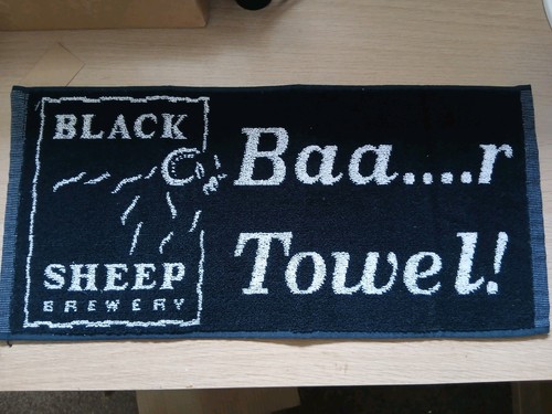Black sheep brewery bar - bar, towel