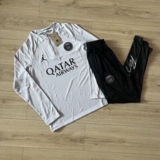 PSG x Jordan Training Set (White & Black) Brand New With Tags Size Small