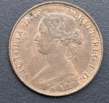 Nice 1862 Victoria Half Penny