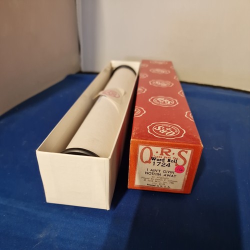 Qrs player piano word - qrs, roll