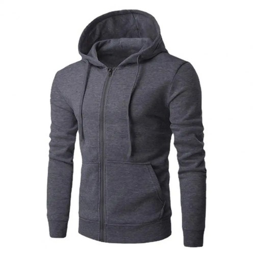 Men zip hoodie full - zip,