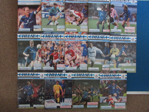 Chelsea home programmes - chelsea,
