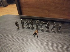 10 Mixed Miniture Figurines Pewter Also