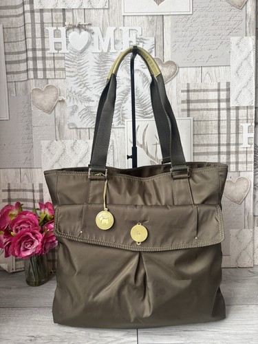 Radley olive green tote bag - green,
