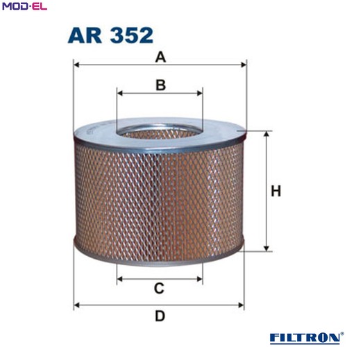 Air filter 352 - ar, for